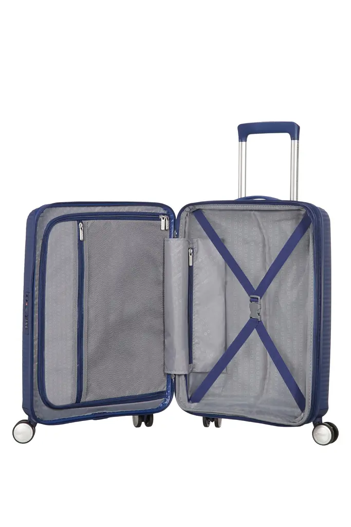 Валіза American Tourister SOUNDBOX BLUE 55x40x20(23) 55/20 См 32G*41001 - фото 3