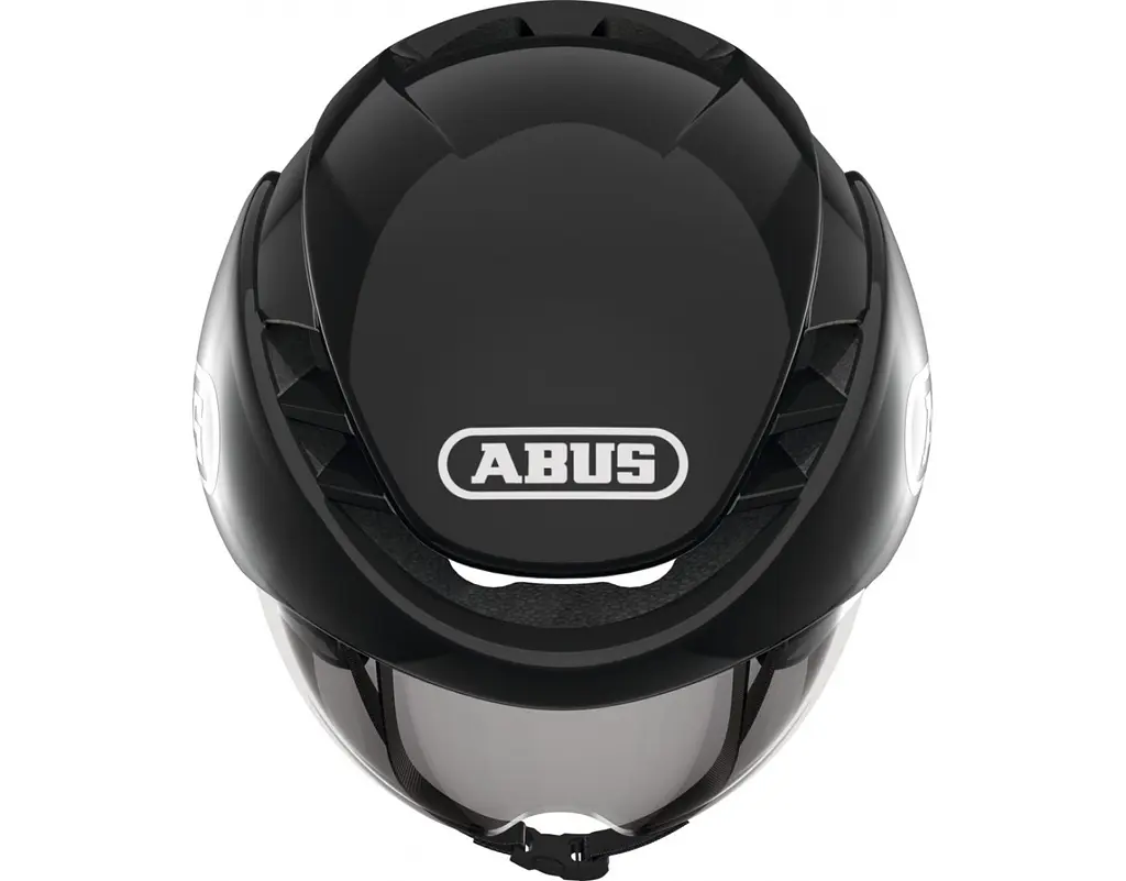Велошолом Abus Gamechanger Tri M Shiny Black (1007-642722) - фото 3