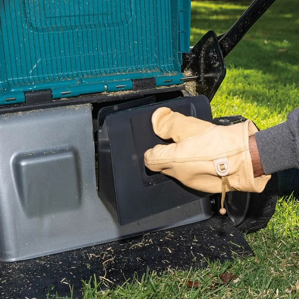 Газонокосарка акумуляторна самохідна Makita DLM462Z (46 см, 20-75 мм, 60 л, BL, LXT, без акумуляторів та зарядного пристрою) - фото 8