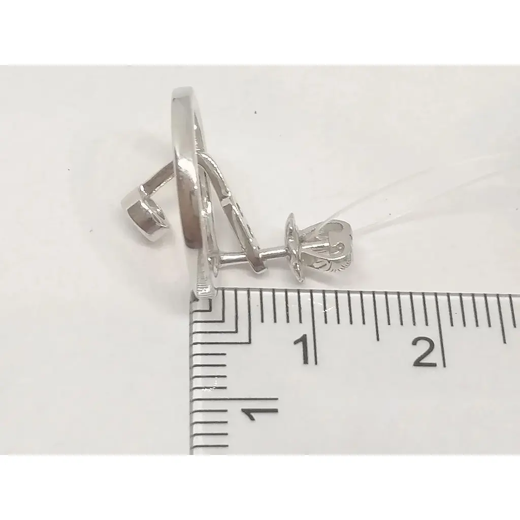 Срібні пуссети Qvaliz з фіанітами. 902-01195 - фото 4