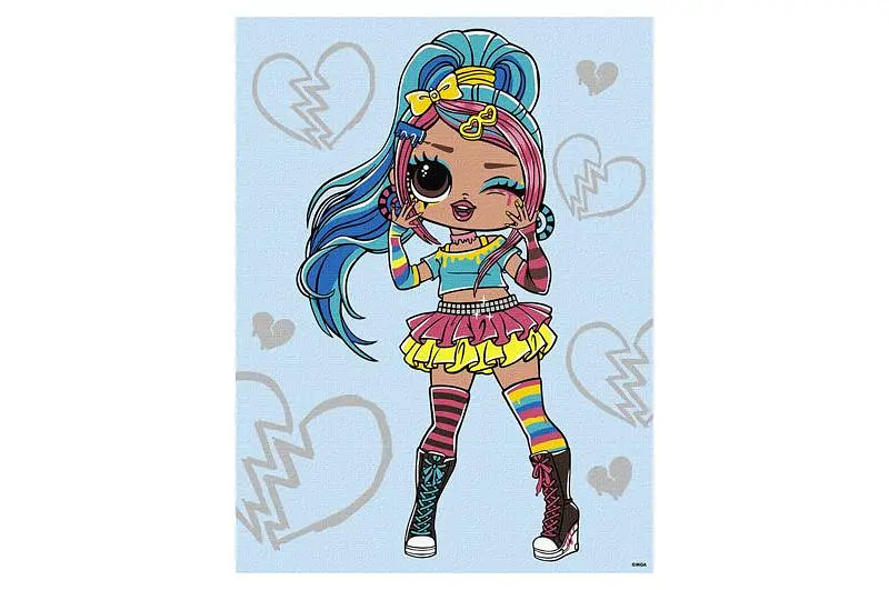 Набір для розпису за номерами 30x40 см KHO6278 "L.O.L. Emma Emo" Ideyka