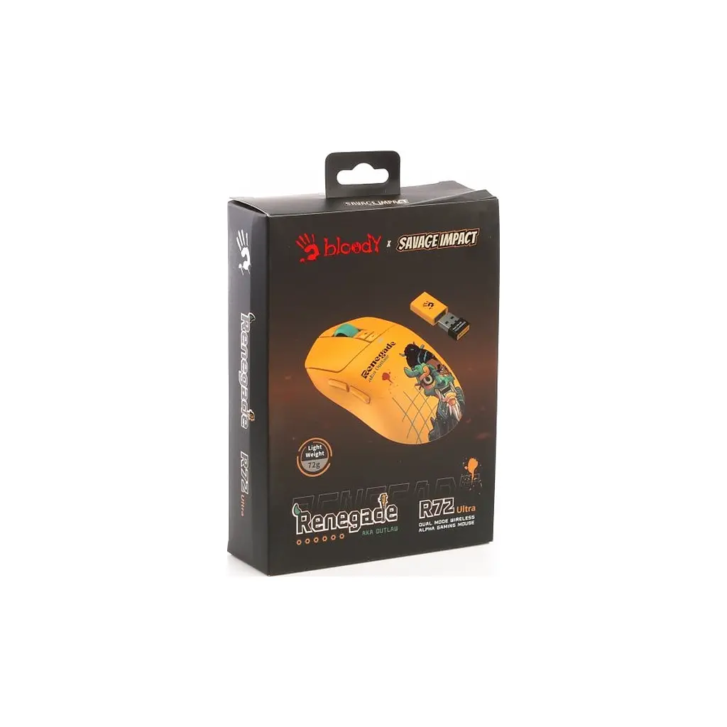 Мишка A4Tech Bloody R72 Ultra Wireless Renegade Sunset (4711421001267) - фото 10