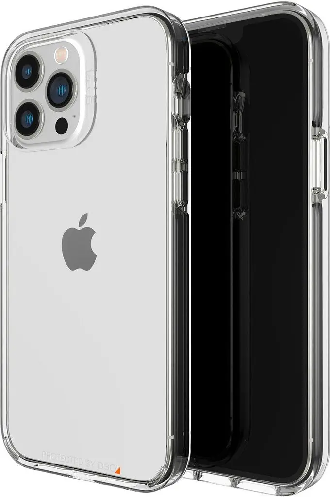 Протиударний прозорий чохол Gear4 Santa Cruz D3O для iPhone 13 Pro Max (6.7") Black + Transparent - фото 3