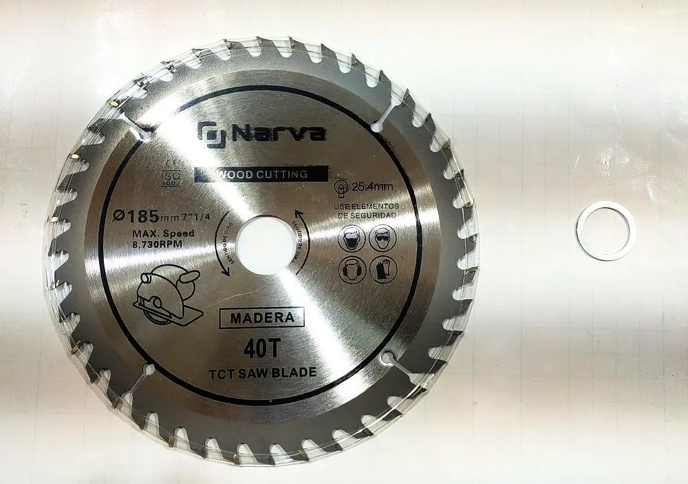 Пила дисковая циркулярная Narva NCS-185/2200 5000 об/мин Ø 185 мм 0-45° 30412 - фото 5