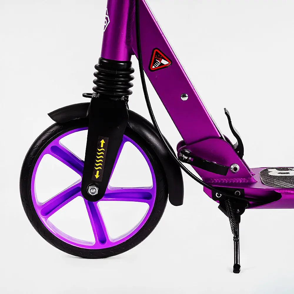 Самокат Best Scooter 80-105х46.5х13.6 см Фиолетовый 000248240 - фото 4