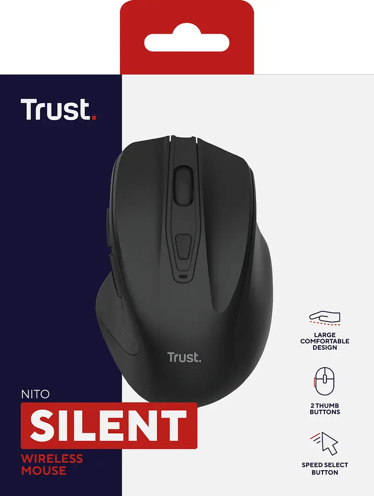 Trust Миша Trust Nito Silent, WL, чорний - фото 7