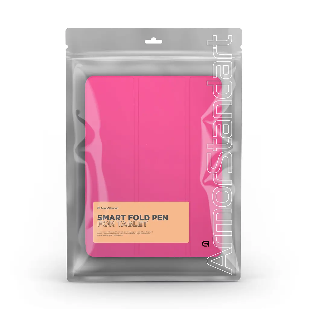 Чехол ArmorStandart Smart Fold Pen для Samsung Galaxy Tab A9+ Rose Red (ARM74994) - фото 8