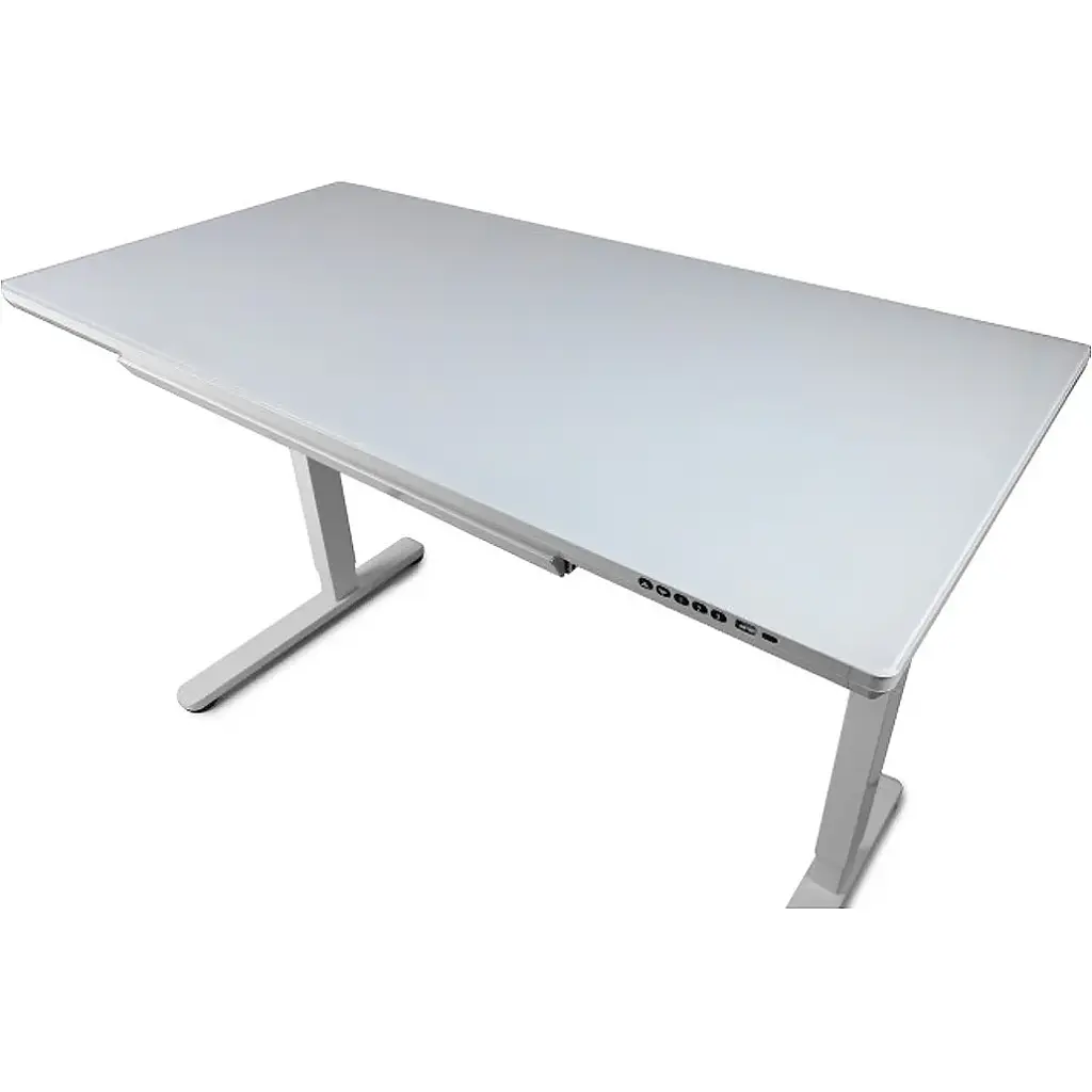 Комп'ютерний ігровий стіл Barsky StandUp White Glass (BST-12new) [111787] - фото 3