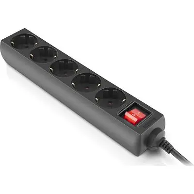 Мережевий фільтр живлення REAL-EL RS-PROTECT M 10m, black (EL122300037) - фото 4