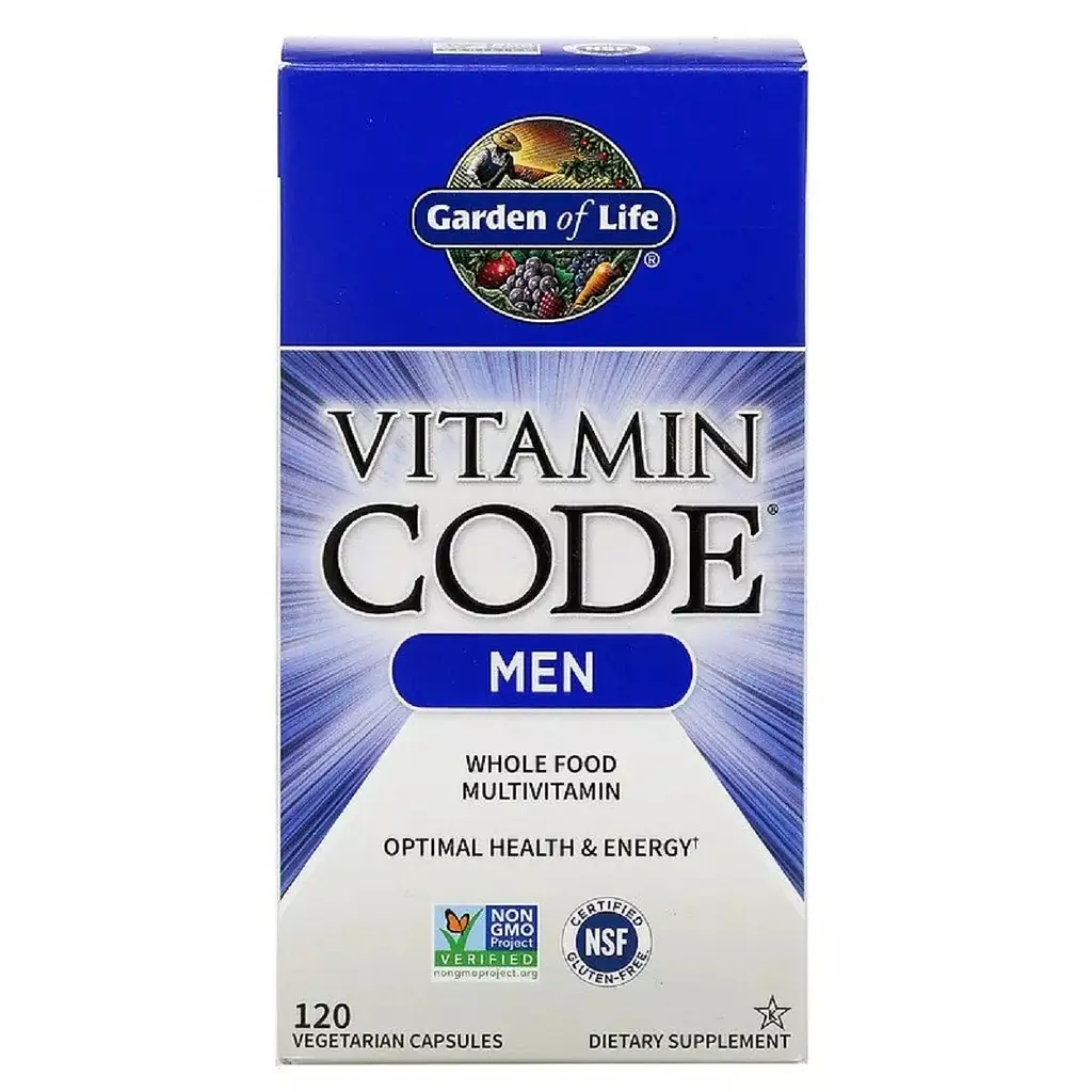 Мультивітаміни для чоловіків Garden of Life Vitamin Code 120 вегетаріанських капсул - фото 2