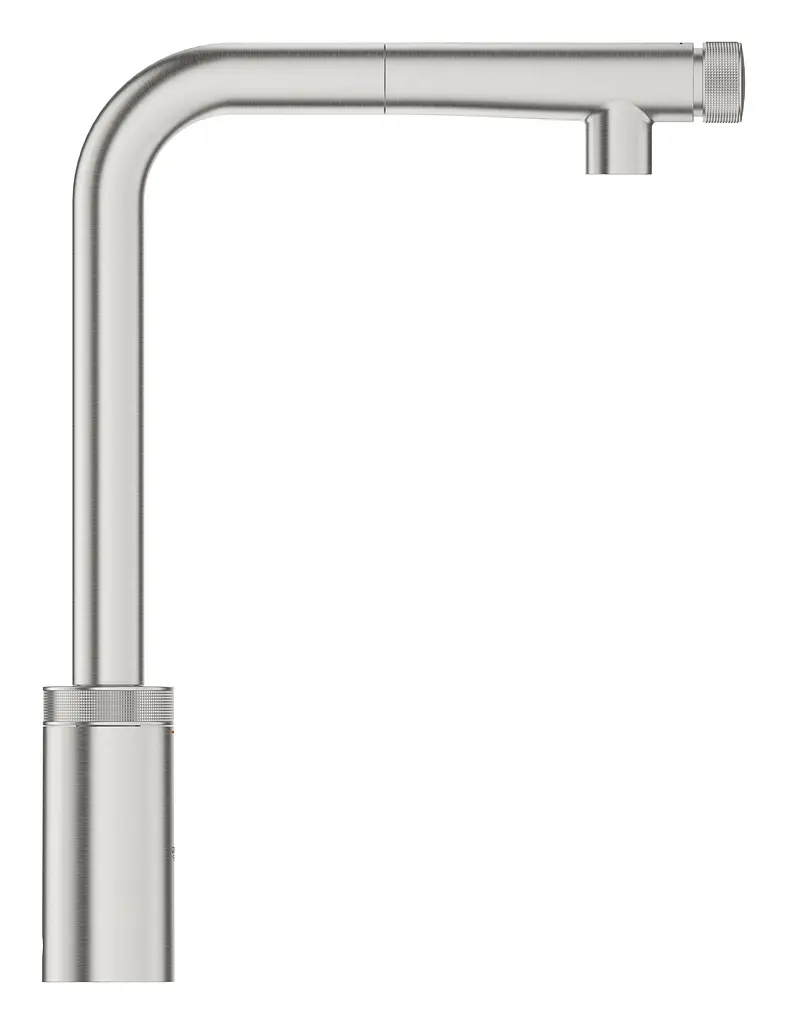 Змішувач для кухні з висувним виливом Grohe Minta Smartcontrol 31613DC0, Нержавіюча сталь - фото 3