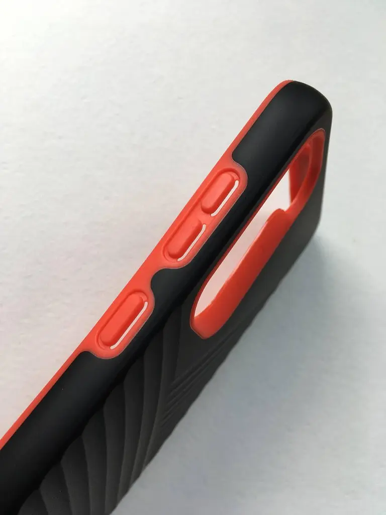 Оригинальный противоударный чехол с подставкой для Samsung Galaxy S23 Gear4 Battersea Black Orange (702010952) - фото 6