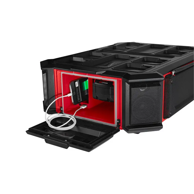 Радіоприймач акумуляторний із зарядним пристроєм PACKOUT MILWAUKEE M18 PRCDAB+-0 - фото 7