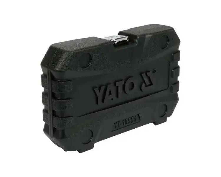 Головки торцеві ударні Yato квадрат 1/2", М15-24 мм, l= 87 мм, Cr-Mo, для литих дисків, набір 10 шт. (YT-10564) - фото 3