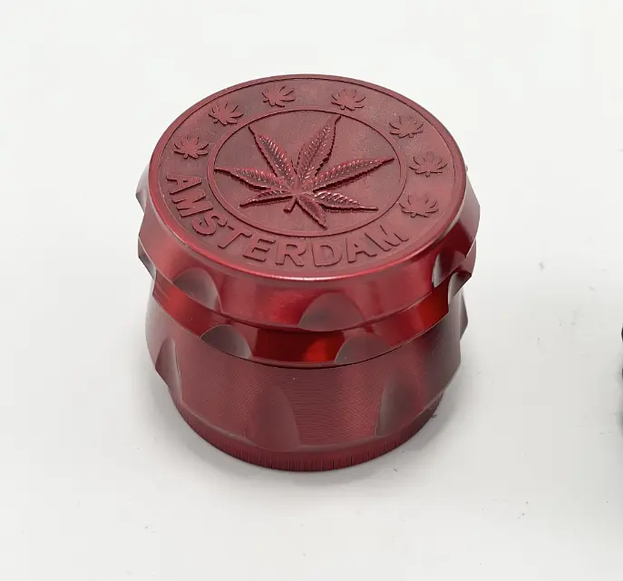 Гриндер для подрібнення тютюну D&K CANNABIS DK-5083-4 Red (15712) - фото 3