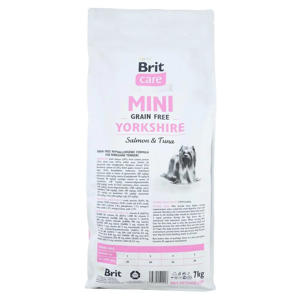Сухий корм Brit Care GF Mini Yorkshire 7 кг для собак породи йорк - фото 3