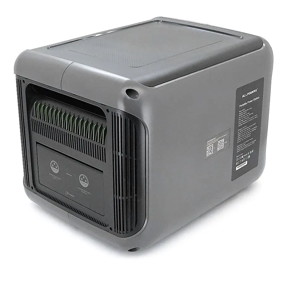 Портативна зарядна станція ALLPOWERS R-2500 2500W 2016Wh LiFePO4, APP Control, Wi-Fi, Bluetooth, MPPT 1000w Max - фото 3