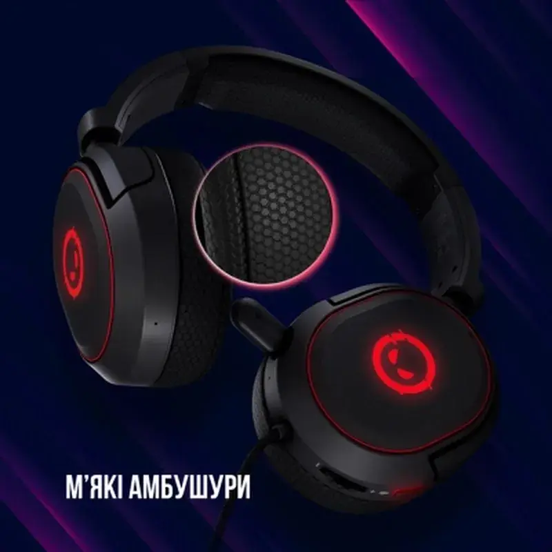 Навушники Lorgar Kaya 460 Gaming RGB USB Black (LRG-GHS460) - фото 11