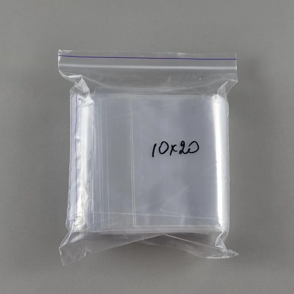 Пакети Zip-Lock прозорі 10x20 см, 100 шт, 50 мкм, поліетиленові пакети із застібкою - фото 3