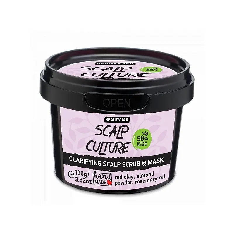 Очищувальний скраб-маска для шкіри голови Скальп Культура Beauty Jar 100 мл