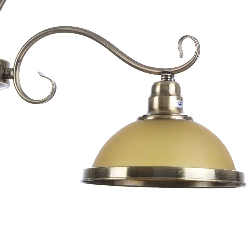 Люстра подвесная Brille классическая E27 60W BZ (BKL-461S/2) - фото 3