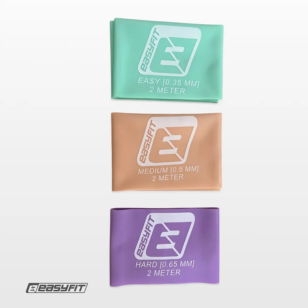 Стрічка для пілатесу EasyFit EPP 0.5 мм персикова - фото 9
