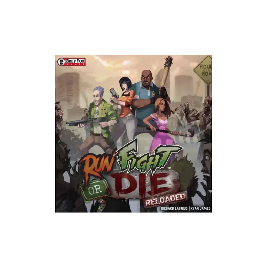 Настільна гра Grey Fox Games Run Fight or Die Reloaded Kickstarter Edition, англійська (616909967247)