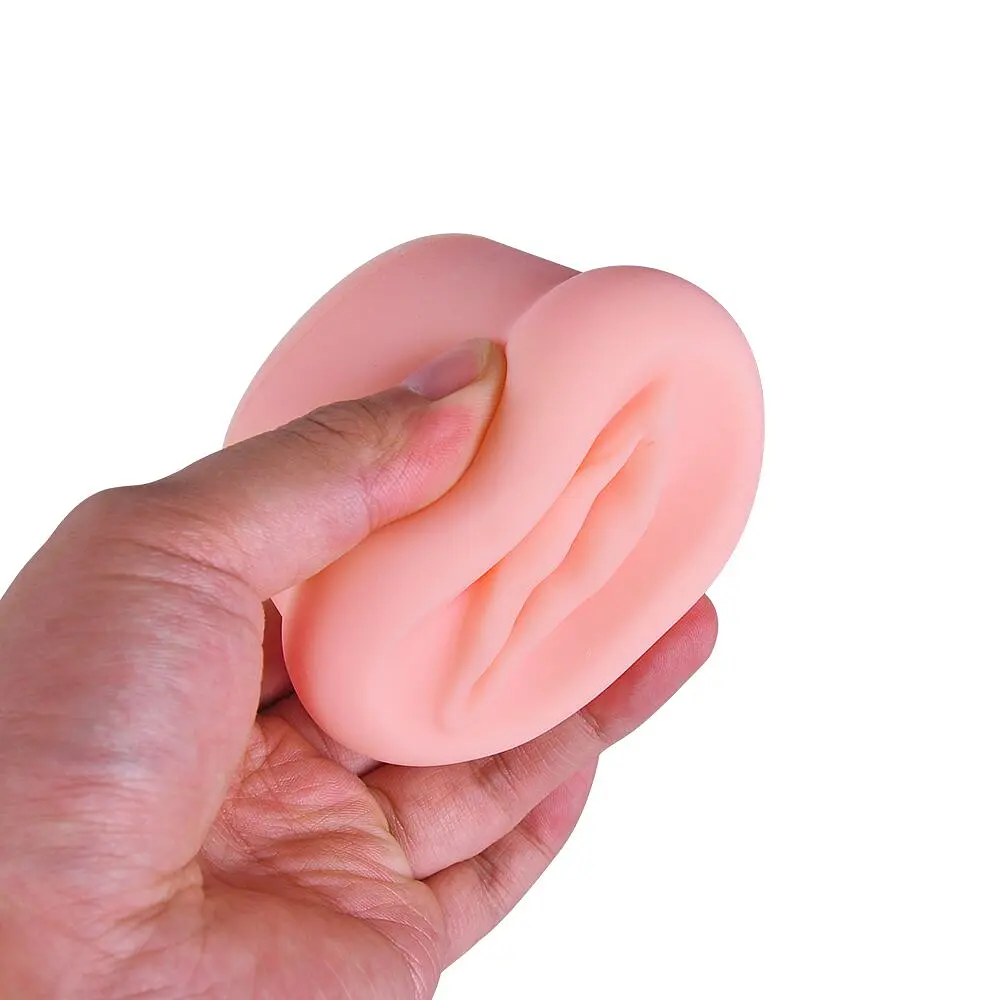 Вставка-вагіна Men Powerup Vagina для помпи 5х7.5 см бежева - фото 4