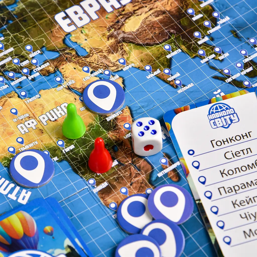 Настольная игра Strateg Вокруг света: Небесные приключения (30502) - фото 4