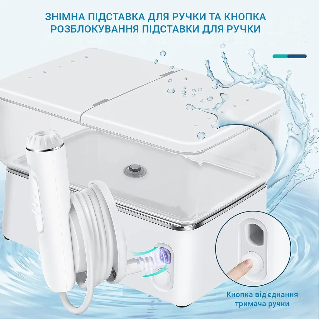 Іригатор H2ofloss HF-3pro White - фото 5