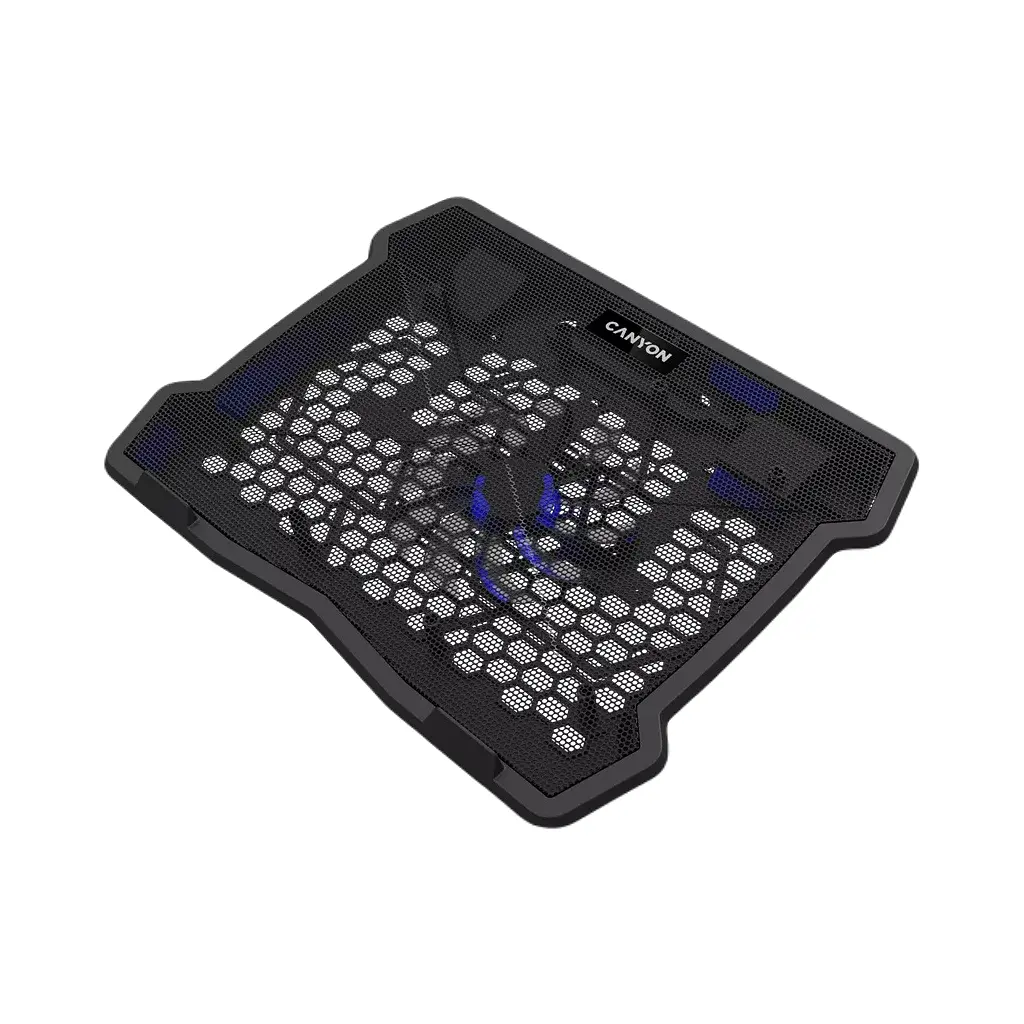 Підставка до ноутбука Canyon NS02, 10-15.6 laptop, single fan with 2x2.0 USB hub (CNE-HNS02) - фото 2