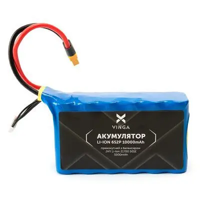 Акумуляторний блок Vinga Li-Ion 6S2P 10000 mAh коробка 10 шт (JHY Li-Ion 21700 5000 mAh) (V6S2P-10PCS-10000 mAh) - фото 3