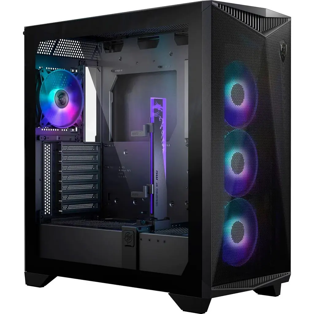 Корпус MSI MPG Gungnir 300R AirFlow без блока питания (MPG GUNGNIR 300R AIRFLOW) без блока питания - фото 2