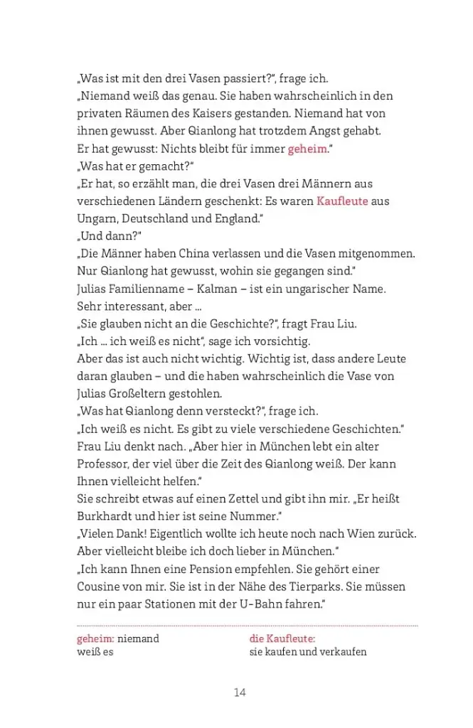 Raetsel um die chinesische Vase. Lektüre mit Audios online - фото 13