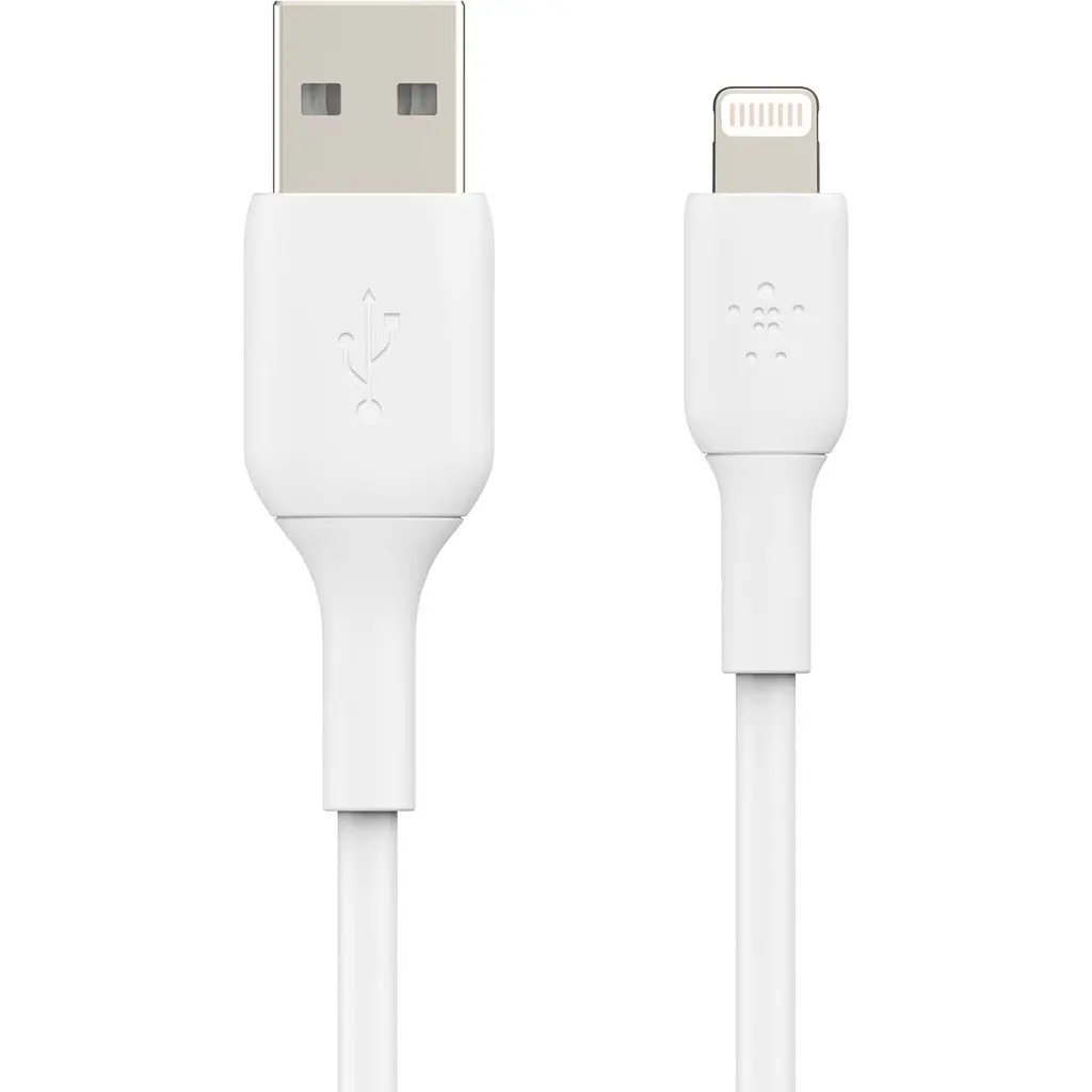 Кабель Belkin Boost Up Charge USB-A to Lightning 2m White (CAA001BT2MWH) [158793] - фото 2