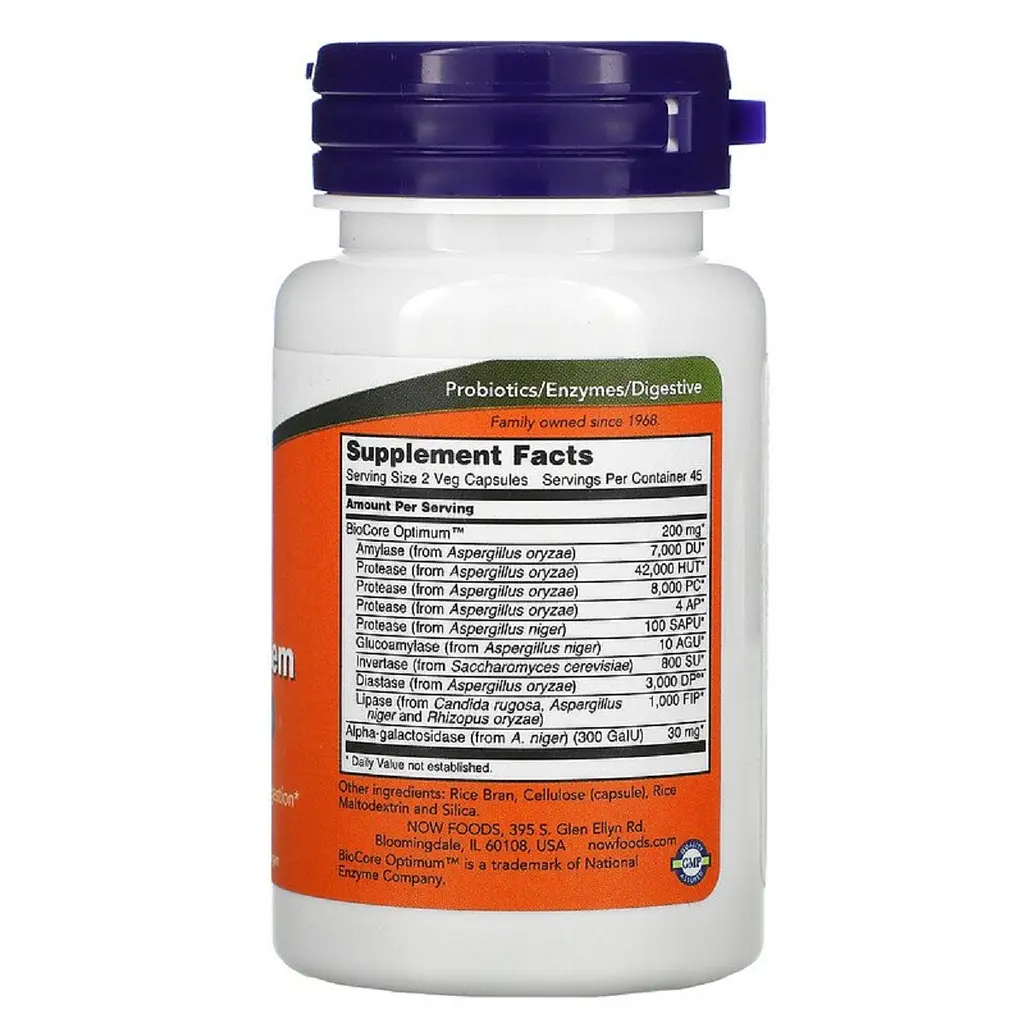 Травні ферменти Now Foods Optimal Digestive System 90 вегетаріанських капсул - фото 2