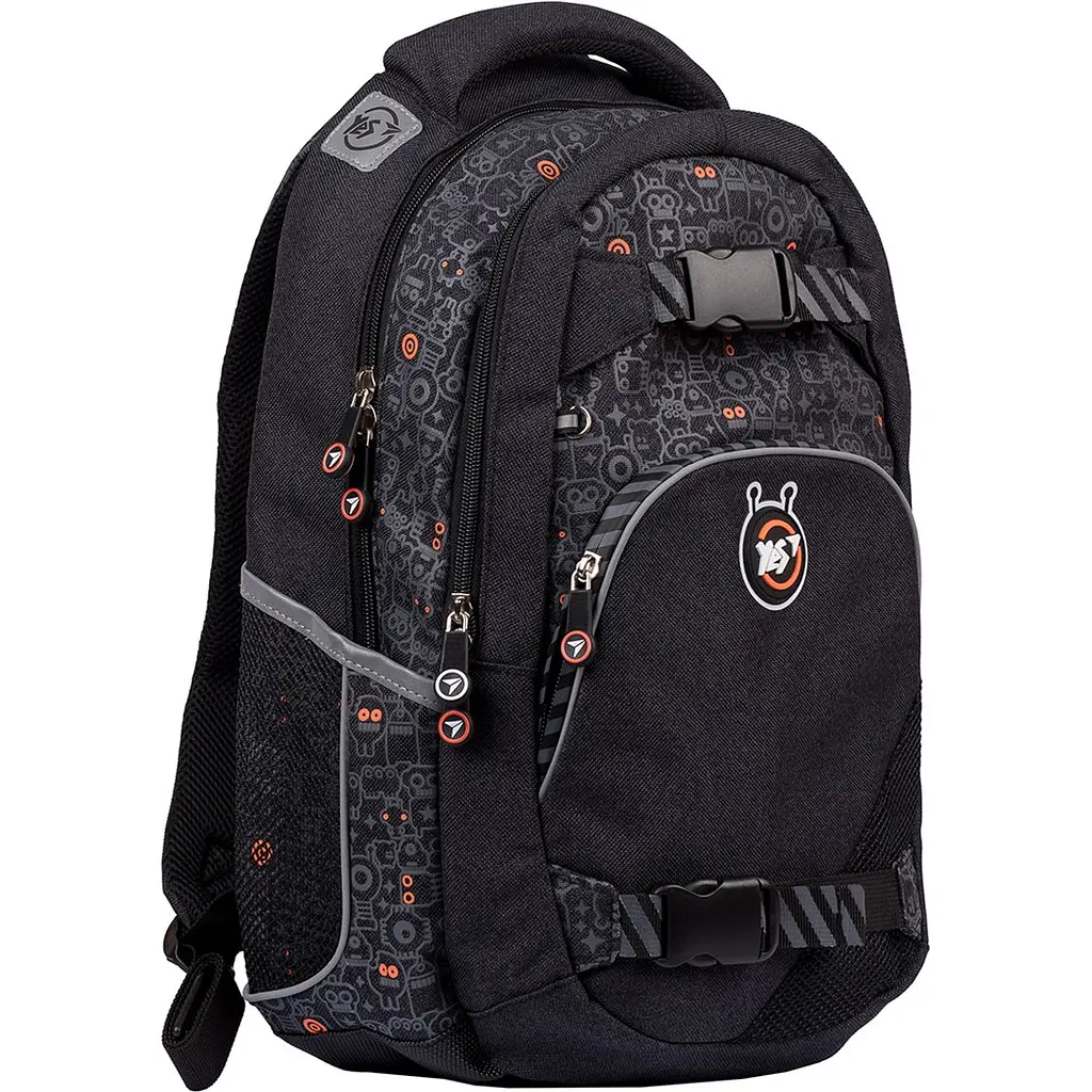 Рюкзак Yes T-110 Mechanical monsters, чорний (552276) - фото 2