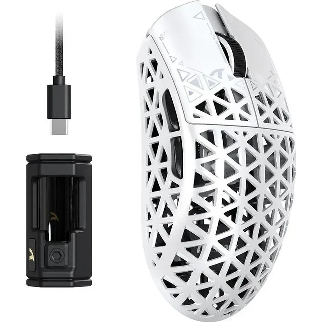 Миша Attack Shark R5 Ultra White (AS-6972792470924-W) [166783] - фото 2