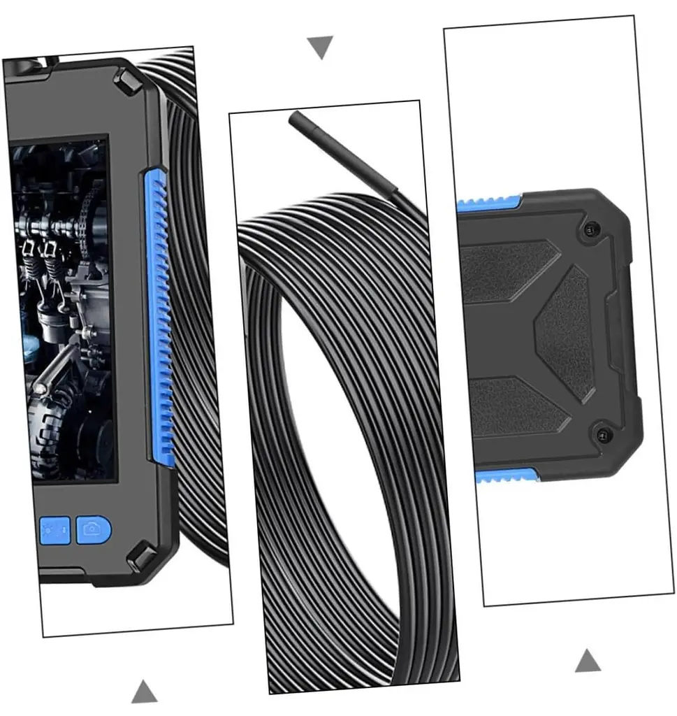 Ендоскоп професійний із РК 4.3 дюйма 5.5мм 10м MicroSD IP67 1 камера, P40 - фото 3