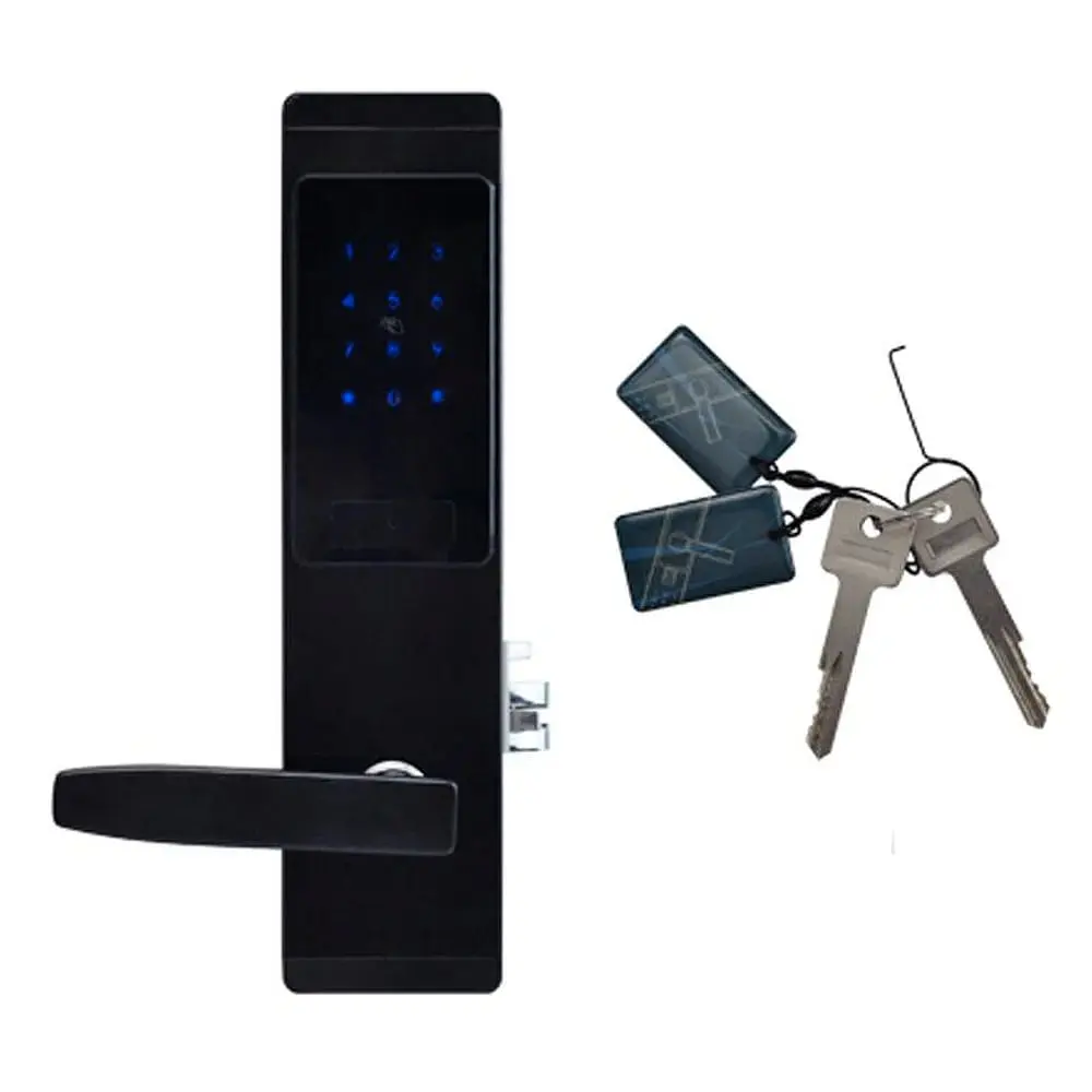 Замок електромеханічний автономний Trinix TRL-5102BT Black Right з Bluetooth і зчитувачем Mifare (65-00038) - фото 3