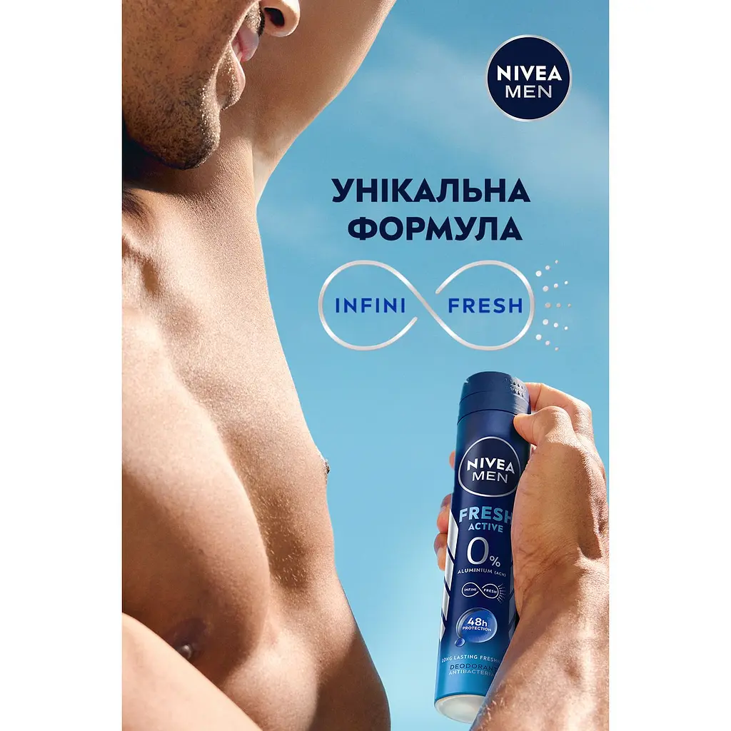 Дезодорант-спрей NIVEA MEN Fresh active 200 мл - фото 5