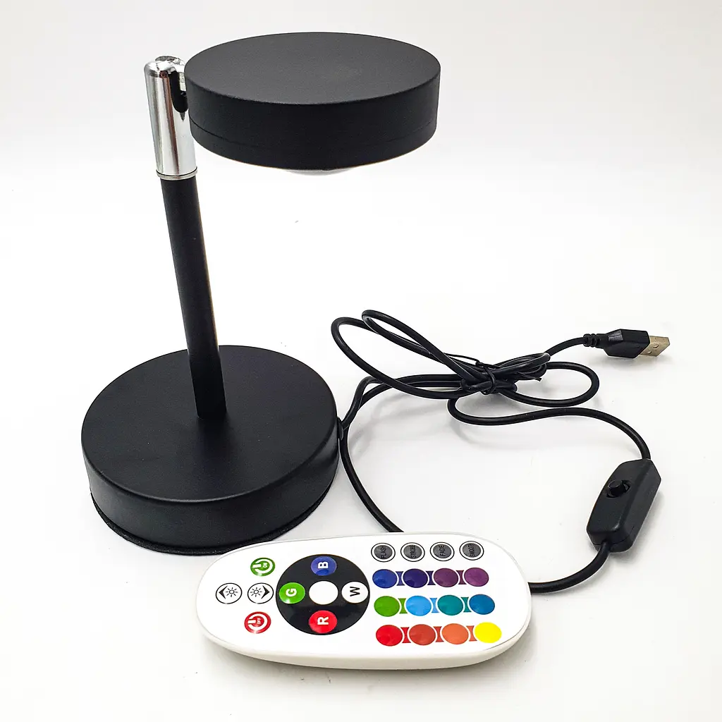 Проекційний світильник лампа для заходу сонця світанку RGB з пультом USB LED Lamp UKC Sunset Lamp F-20 - фото 6