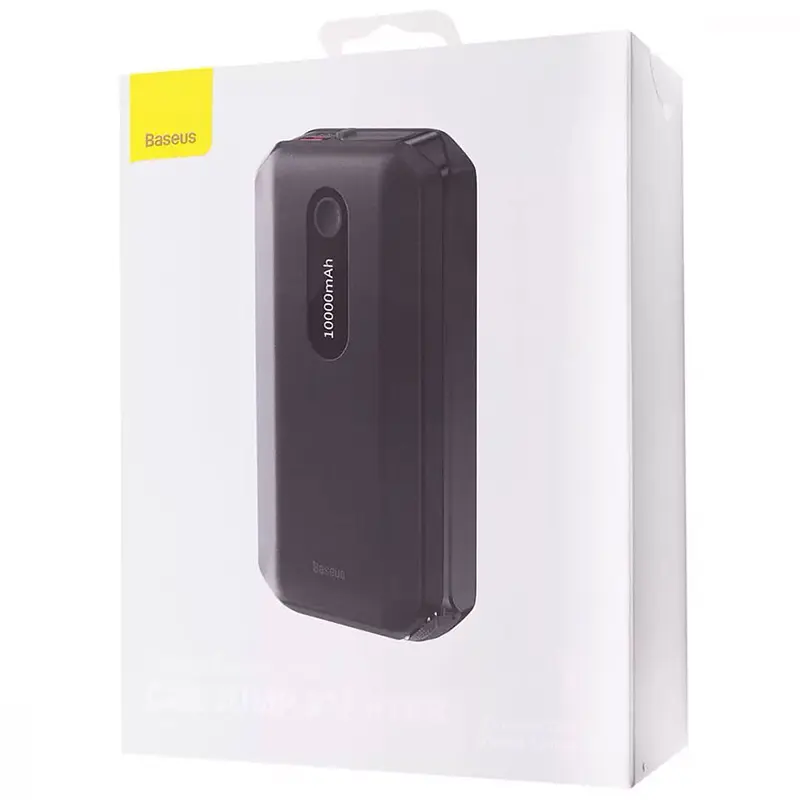 Пусковий пристрій (бустер) для автомобіля Baseus Super Energy Air Car 10000 mAh (CGNL0201) Black - фото 3