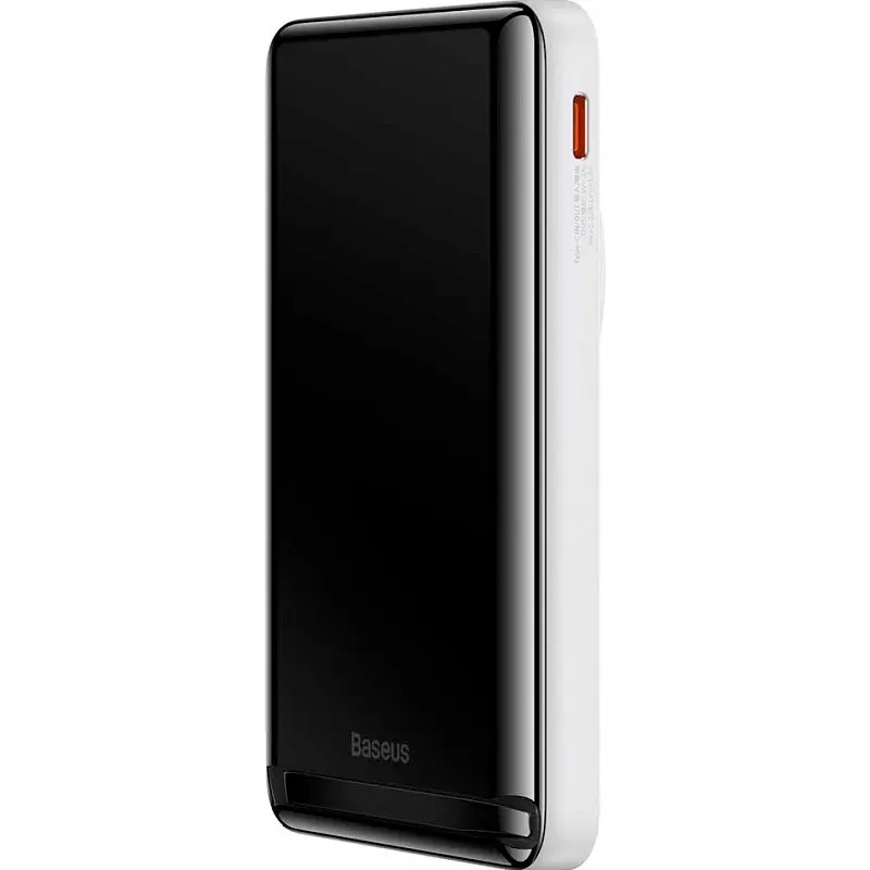 Внешний аккумулятор Baseus Magnetic Bracket 20W 10000mAh White [PPCX000002] [87025] - фото 3