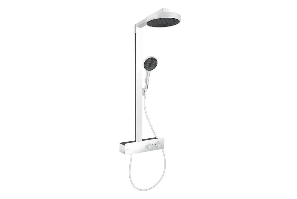 Душова система з термостатом Hansgrohe Rainfinity 360 1jet matt white 26853700