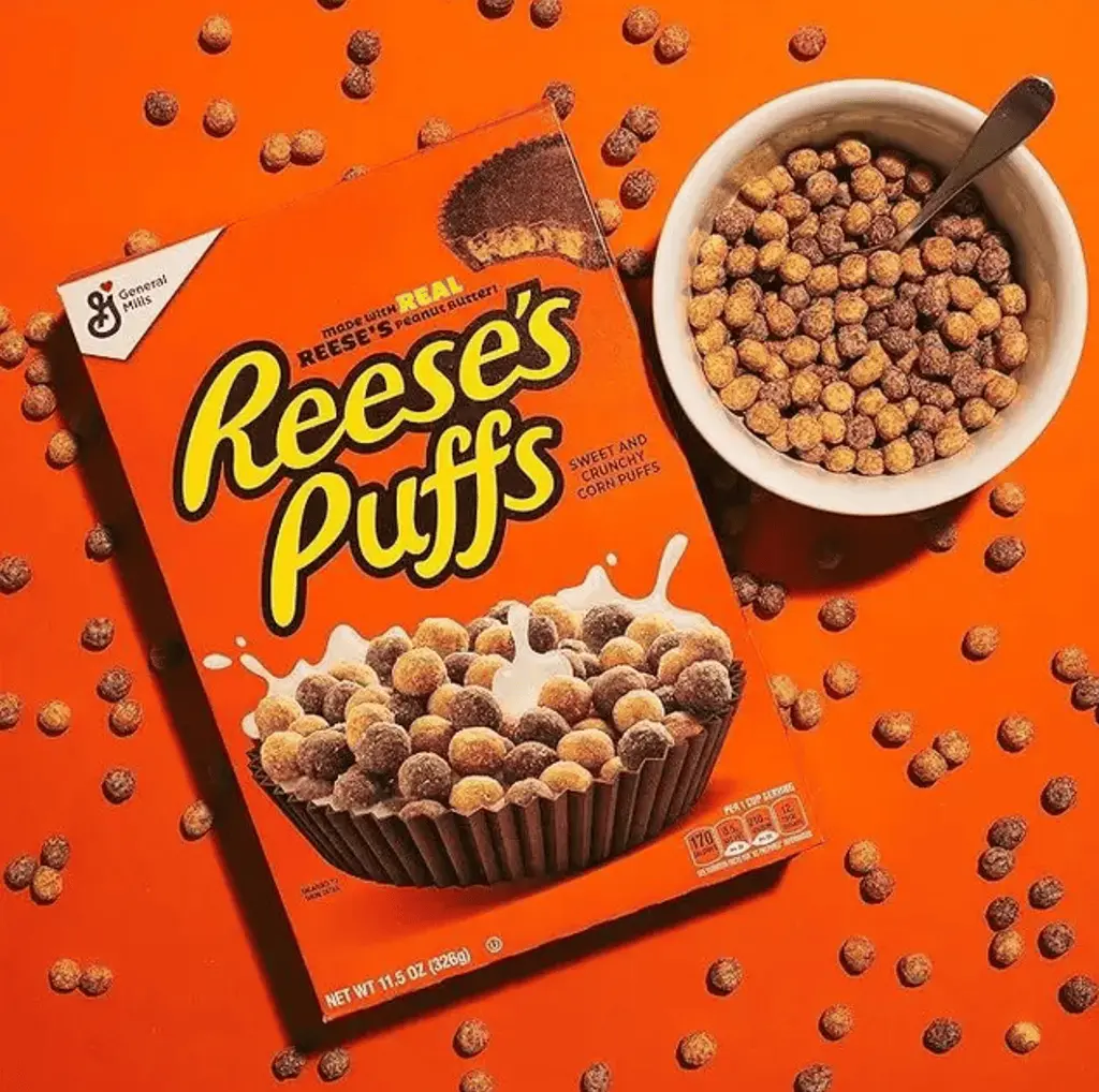 Сухий сніданок General Mills Reese's Puffs Dark Chocolate 558г - фото 3