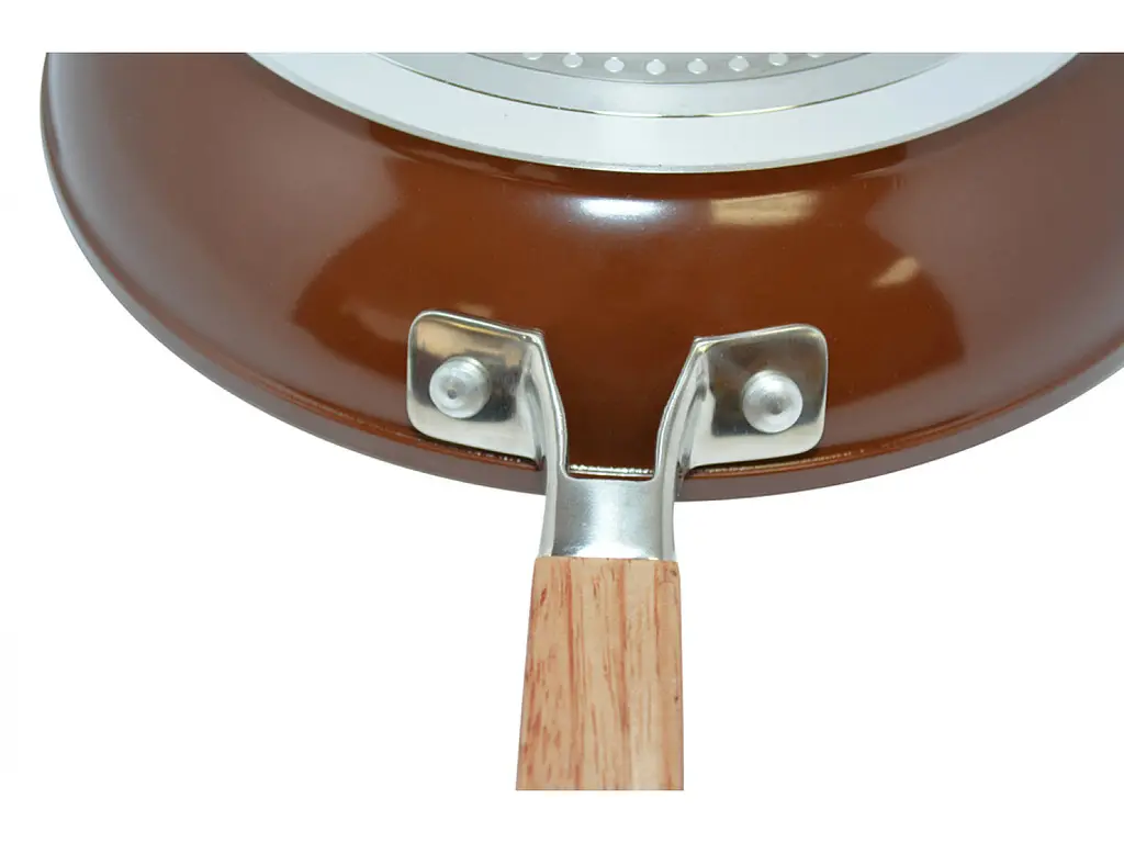 Сковорода Krauff Tabacco, з керамічним покриттям і кришкою, 24 см (25-45-051) - фото 3