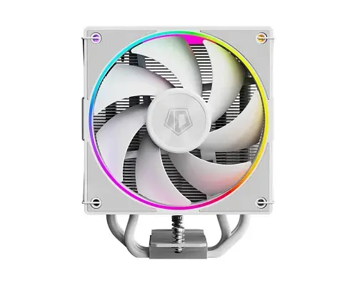 Кулер для процесора ID-Cooling FROZN A410 ARGB White, 120 мм, 4 теплових трубок, алюміній/мідь, 500±200 ~ 2000±10% RPM, 29.85dB(A) Max, Intel: 1851, 1700, 1200, 115x, AMD: AM4/AM5, 152х75х120 мм, 4-pin PWM, ARGB, до 220 Вт - фото 5