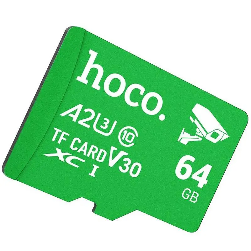 Карта пам'яті Hoco microSDXC Class 10 - 64GB (без адаптера) Green - фото 2
