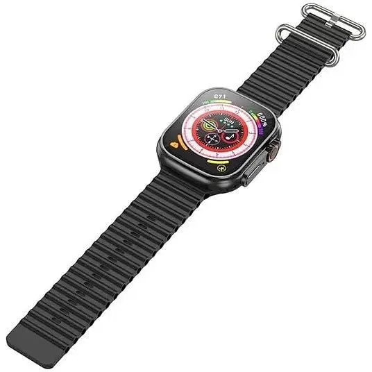 Смарт-часы Hoco DY12 Ultra AMOLED Smart Sports Watch (call version) Black - фото 4